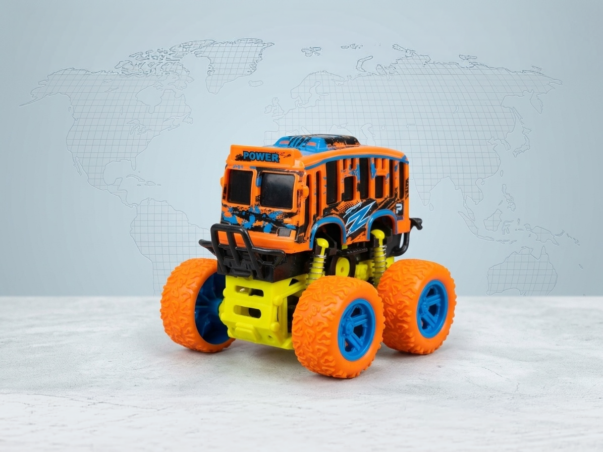 Inertia-Powered Stunt Monster Truck